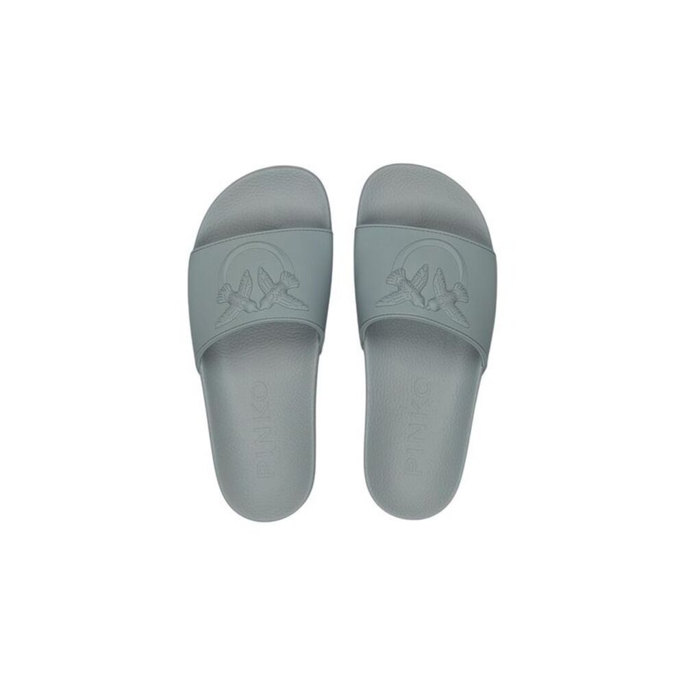 PINKO Green Pvc Women's Slippers
